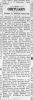 Thomas George Mitchell 1943 obituary