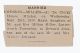 Doward Clarance Johnson / Hazel Beatrice Miller 1940 wedding